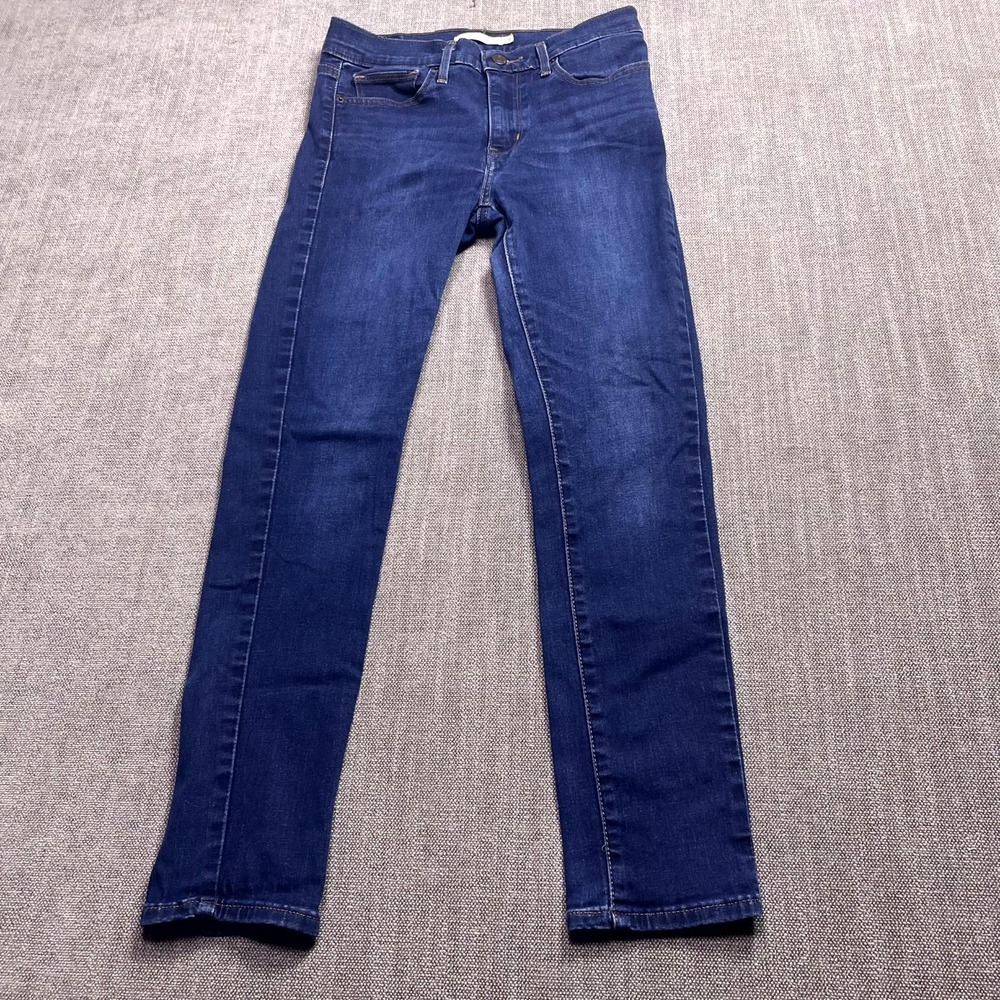 Levi's Slimming Skinny Jeans Womens 28 Blue Denim Stretch Performance Outdoor